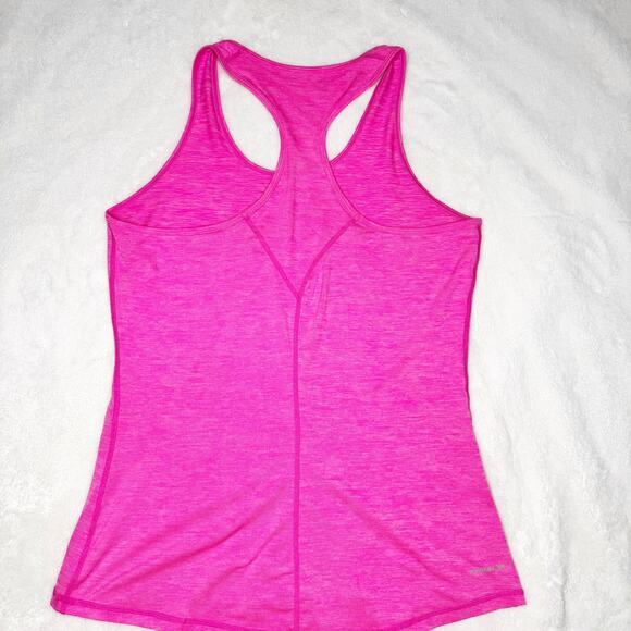 CHAMPION Performance Neon Pink Marl Racerback Tank Workout Top Medium - Picture 4 of 7